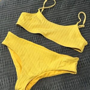 Tilly's Vibrant Yellow Bikini Set